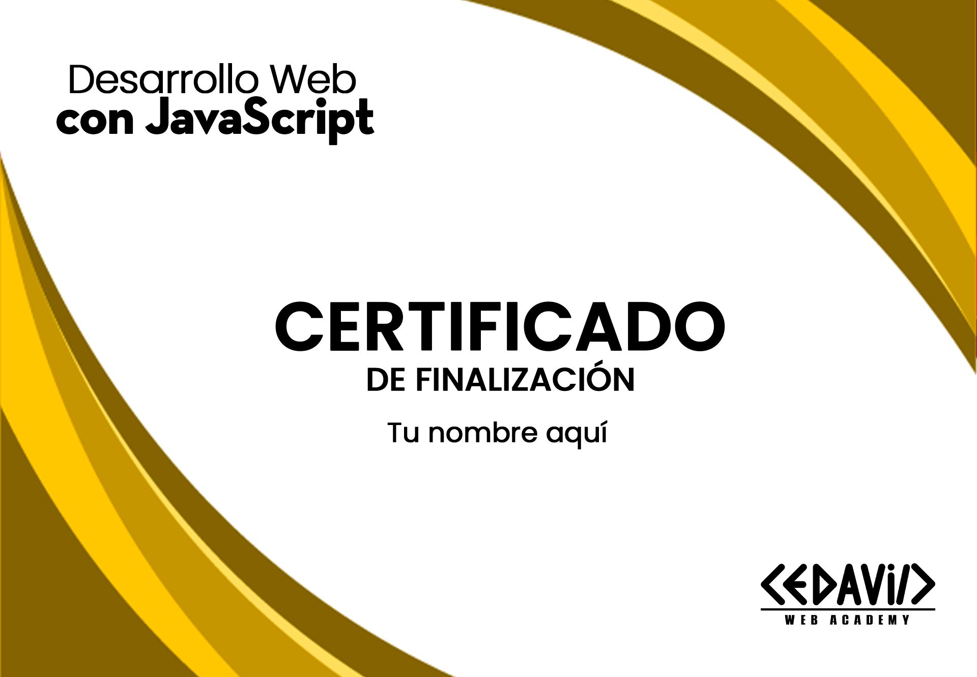 Certificado JavaScript - Básico